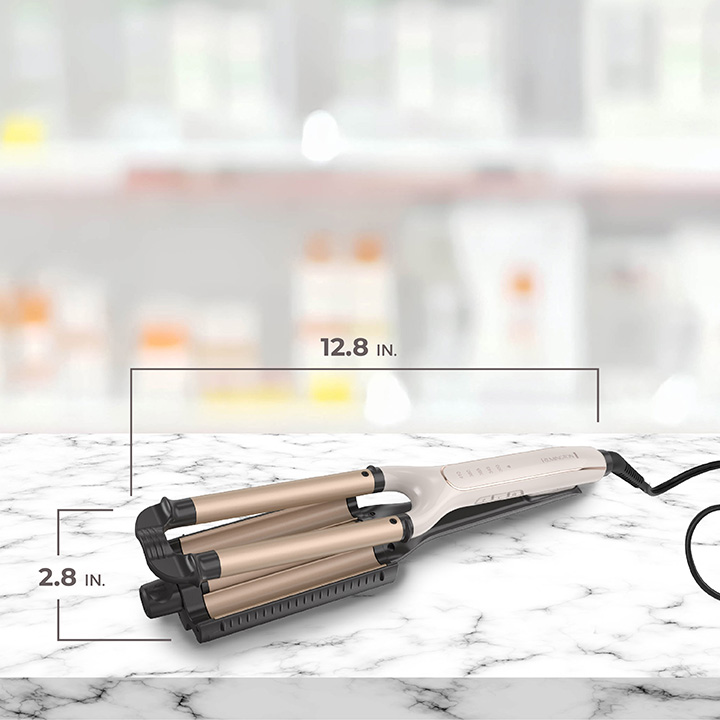 4 in 1 Adjustable Waver with Pure Precision Technology Deep Waver for Multiple Styles Remington